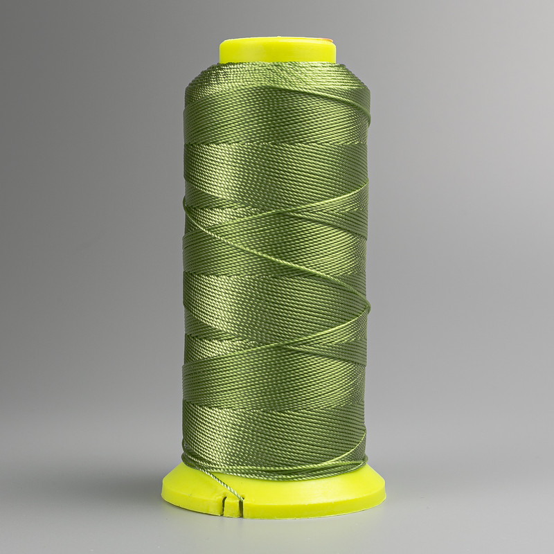 Olive nylon thread, 0.9 mm diameter, capro(n) for crafts 300m