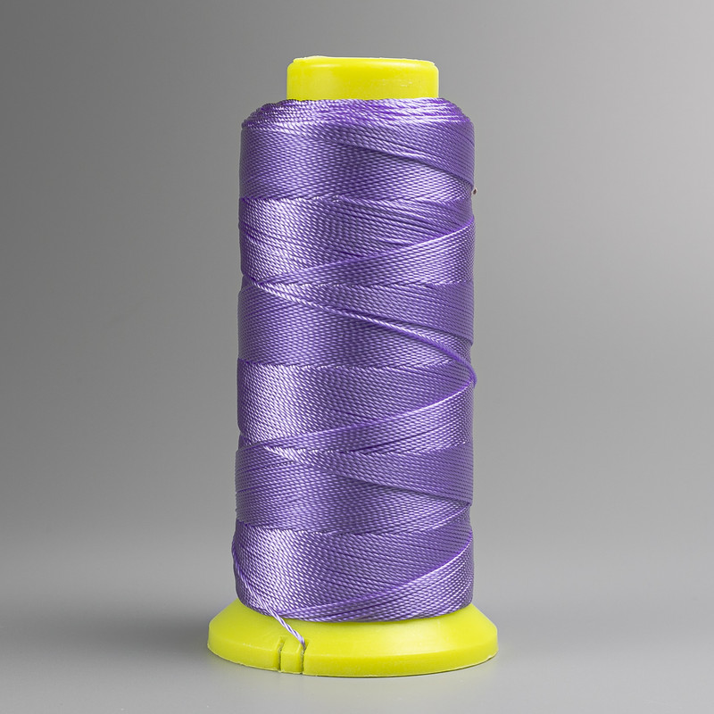 Purple Nylon Bead Stringing Thread, 0.9mm, capron for crafts 300m