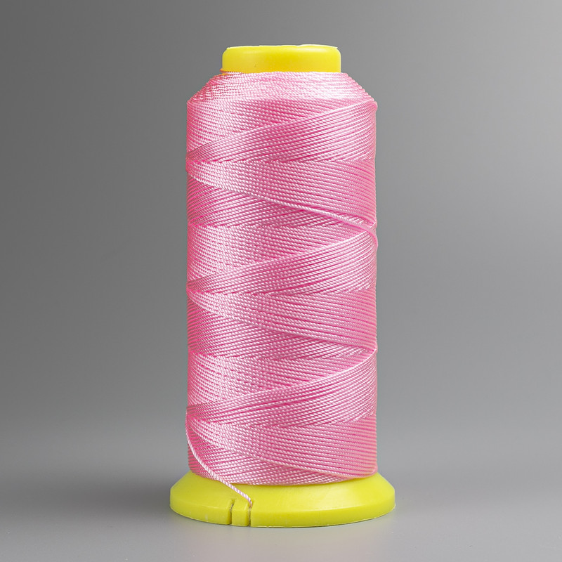 Pink Nylon Bead Thread, 0.9 mm diameter, 300 m, Capron (nylon) for crafts
