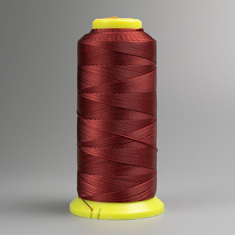 Capron thread brown, 0.6 mm diameter, nylon for crafts 300 m