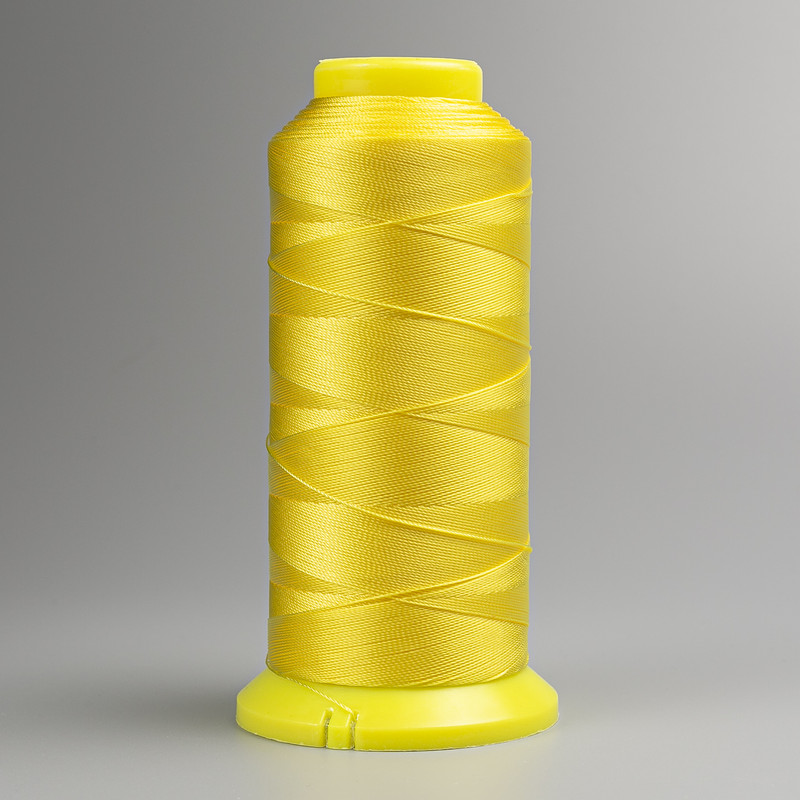 Bobbin Thread Yellow, 0.3 mm nylon cord for crafts 300 m