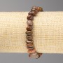 Jasper Stone Bracelet assorted tumbled, 8x10mm+ diameter on elastic, length 18cm+