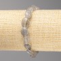 Bracelet with Labradorite Beads, faceted, 10×12 mm ±, on elastic, length 18 cm +