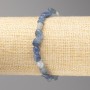 Bracelet with Kyanite stone Cabochon, diameter 7x10mm± on elastic, length 18cm+
