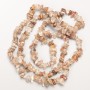 Rutilated Quartz Drusy Beads on Thread, natural stone碎?