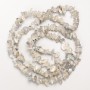 Labradorite Beads - Natural Stone Chunk on Thread, 9x4 mm +/-, Length 84 cm +