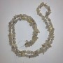 Rutilated Quartz Beads Hairy (Hairy Quartz) Natural Stone Bead Chip on Thread, 8x4mm, length 84cm +