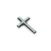 Pendant Cross with Hematite, diameter 31×43×6mm+
