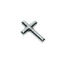 Pendant Cross with Hematite, diameter 31×43×6mm+