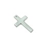 Pendant Cross with Hematite, diameter 32×50, 5×4 mm+