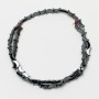 Hematite Moon Beads, diameter 4.5×8×2 mm +-, thread length 41 cm +-