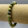Bracelet Australian Jadeite (artificial acrylic) smooth beads, diameter 8.5mm ±, length 18cm (stretch)