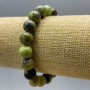 Bracelet Australian Jadeite Acrylic Bead (artificial acrylic) smooth sphere, diameter 10.5mm±, length 18cm (stretch)