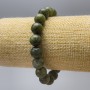 Bracelet Jadeite (artificial acrylic) smooth beads, diameter 10.5mm±, length 18cm (stretch)