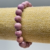 Phosphosiderite Bracelet (synthetic) faceted bead, diameter 10mm ±, length 18cm (stretch)