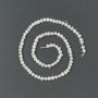 Freshwater pearls with a "gasoline" tint on a thread, diameter 5x4mm±, length 35cm±