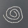 Oval Freshwater Pearls on Thread, diameter 4x3mm±, length 36cm±