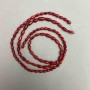 Natural coral beads, diameter 7-11×5-6mm±, assorted sizes, length 41cm± on thread