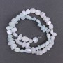 Mother-of-Pearl Beads tumbled, diameter 8×6 mm ±, length 41 cm ± on a strand