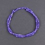 Toned ivory shell beads cylindrical, diameter 3.5x3.5mm, length 40cm on fishing line
