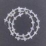 Mother-of-P pearl Cross Beads, 8×14×3mm, on thread, 39cm
