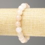Bracelet Celestite (artificial acrylic) smooth bead, diameter 10.5mm ±, length 18cm (stretch)