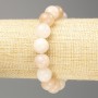 Bracelet Serpentine (artificial acrylic) smooth bead, diameter 12.5mm±, length 18cm (stretch)