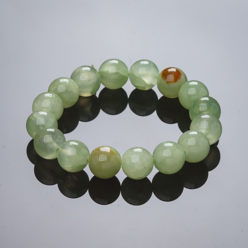 Onyx Beaded Elastic Bracelet 12mm
