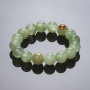 Onyx Beaded Elastic Bracelet 12mm