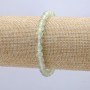 Elastic Bracelet with Prehnite Smooth Beads, 6mm diameter, 18cm length +