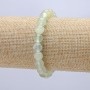 Elastic Bracelet with Prehnite Smooth Beads, 8mm diameter, 18cm length +