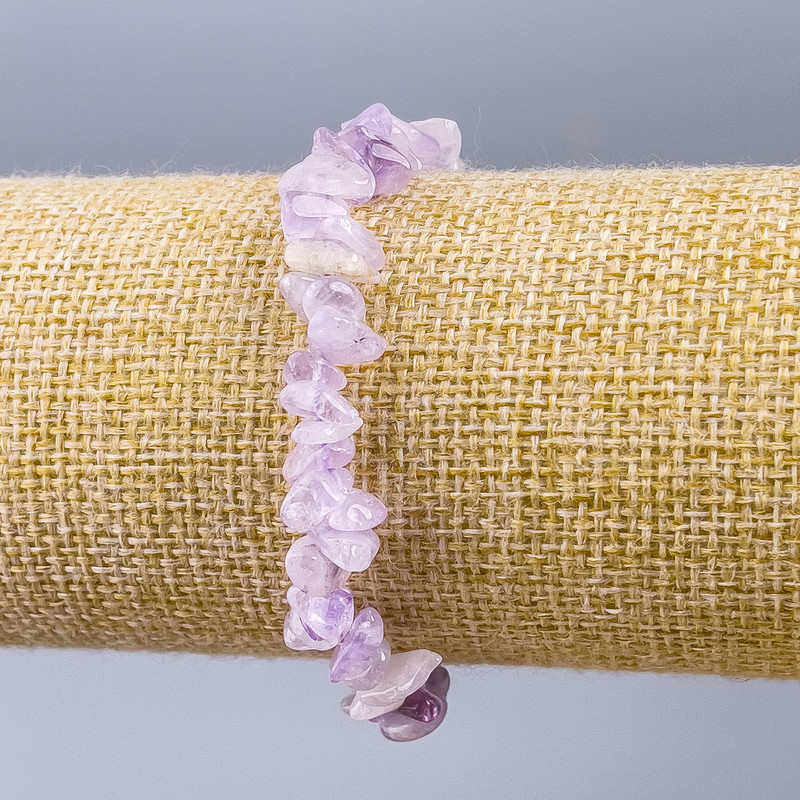 Amethyst Bracelet natural stone碎碎? Wait