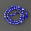 Toned Shell Beads Purple Mother-of-Pearl Drops, diameter 8×6mm±, length 41cm± on a monofilament