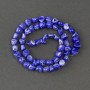 Toned Shell Beads Purple Mother-of-Pearl Drops, diameter 8×6mm±, length 41cm± on a monofilament