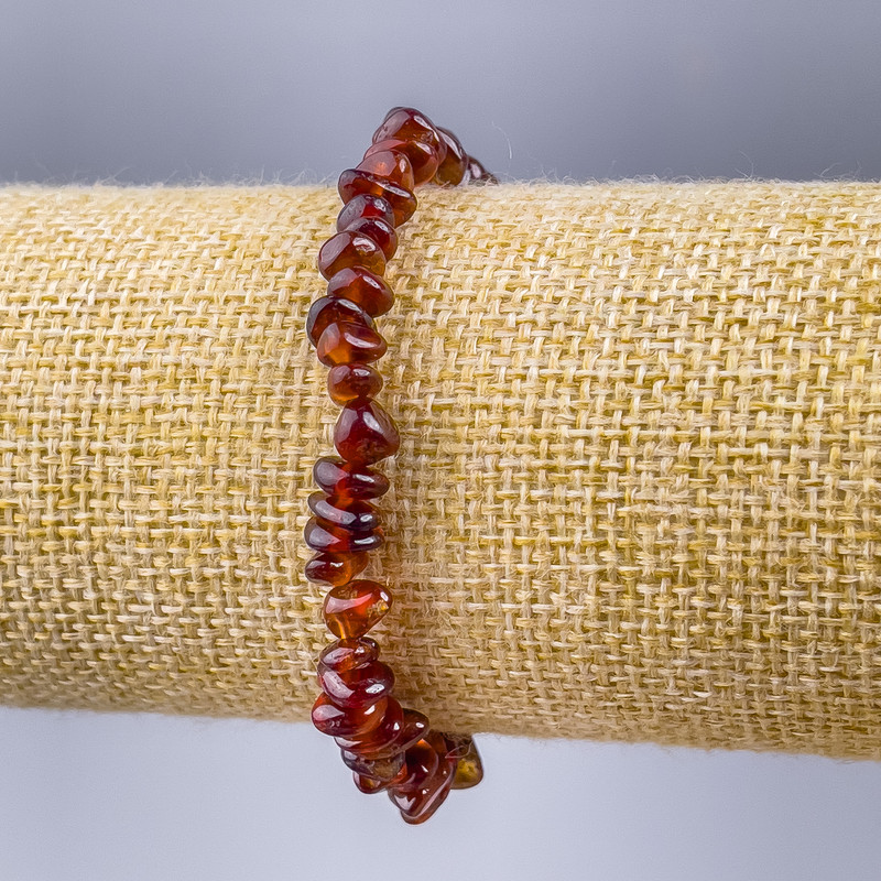 Bracelet Garnet Hessonite natural stone碎碎?