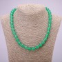 Necklace Jade Smooth Bead, diameter 10mm, length 48cm