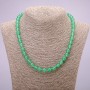Necklace Jade (Nephrite) Smooth Bead, 8mm Diameter, 48cm Length