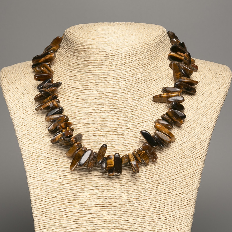 Tiger's Eye Bead Necklace, 