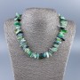 Necklace made of natural stones – Stone mix “Needle”, diameter 20x4-10x3mm, length 50cm +