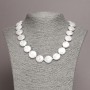 Necklace of Natural Baroque Pearls, diameter 16x5(+-)mm, length 45cm+
