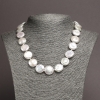 Necklace of natural Baroque pearls, diameter 17mm+-, length 48cm+-