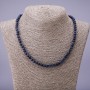 Lapis Lazuli Necklace (loose) Beaded Rondelle, 6x4 mm, 50 cm