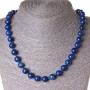 Lapis Lazuli Necklace, 10mm beads, 45 cm