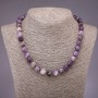 Amethyst Beads Faceted Round 10mm, 45cm length