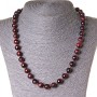 Beads Bull's Eye (Bull's Eye), 10mm round, 45cm length