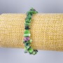 Bracelet Zoisite natural stone shard, diameter 8x4mm+-, length 18cm (stretch)
