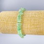 Bracelet, Natural Jade Bead, 7-10×5 mm fragments, length 18 cm (stretch)