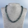 Ocean Jasper Necklace, Smooth Round Beads 8.5 mm (±), 50 cm length