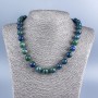Azurite Beads Smooth Round 12mm Diameter, 48cm Length +