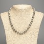 Dalmatian Jasper Necklace (artificial acrylic) smooth round beads, diameter 8.5mm ±, length 50cm ±
